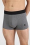 مجموعة من 3 قطع من Boxer Trunk Neo-cosy - رمادي، أنثراسايت، رمادي مخطط - 4