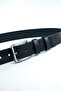 Special Boxed| Premium 100% Genuine Leather | Men's Denim-Fabric Trouser Belt | Soft Italian Leather Belt - 2