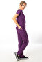 Surgical Doctor Nurse Scrubs Purple Tunic Set - 6