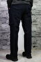 Men's Black Classic Cut Cargo Pants with ricra - 3
