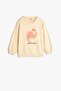 Baby Girl Beige Sweatshirt