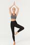 Black High Waist Sports Tights Basics - 7