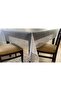 Luxury Erasable Hygienic Straw Pattern Transparent Coating PVC Oilcloth Tablecloth - 3