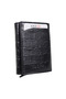 Genuine Leather Unisex Mechanism Card Holder Wallet 0060 - 3