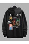 Unisex Brothers Printed Hooded Sweatshirt