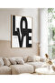 Single Framed Love Written Painting Modern Art Poster Painting Tk/241
