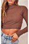 WOMEN'S TOP LONG Sleeve Crop Camisole Twill FABRIC - 3