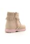 Chiron Genuine Leather Pink Zippered Baby Girl Boots - 3