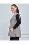 Women's V-Neck Chain Knitted Pocket Wool Mother Knitwear Vest - 4