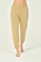 Women's orange Elastic Waist and Leg High Waist Pocket Basic Jogger Cotton Sweatpants
