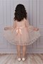 Girls' Buckled Dress Girls' Dress Tulle Lace Dress - 6