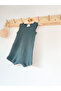 Khaki Corded Strap Romper Organic Modal Jumpsuit 50% Modal 50% Cotton - 2