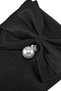 Bridal Costume Gloves With Pearls Wedding Gloves For Brides Short Model Satin Gloves Black - 2