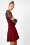 Women's Burgundy Belt Detailed Dress 0KAL88237OW