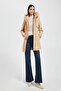 Women's Beige Coat 3WAK00165EW - 2