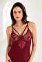 Lycra Rope Strap Women's Claret Red Athlete Mb1042-brd