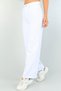 Rosa Women's High Waist White No-Show Wide Leg Lycra Palazzo Jeans - 2