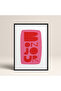Single Framed Bonjour Painting Modern Art Poster Painting Tk/225 - 2