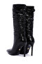 Women's Thin Heeled Boots - 6