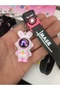 Cute Silicone Rabbit Astronaut Keychain - 2