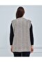 Women's V-Neck Chain Knitted Pocket Wool Mother Knitwear Vest - 7