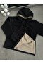 Waterproof Hooded Sweat Coat with Fur Inside and Kangaroo Pocket - 4