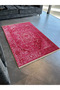 Pink Themed Traditional Motif Patterned Creative Vintage Decorative Carpet 2658 - 3