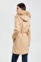 Women's Beige Coat 3WAK00165EW - 5