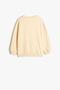 Baby Girl Beige Sweatshirt - 2