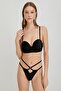 Women's Black Bra - 3