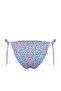 Floral Patterned Tunnel High Leg Brazilian Bikini Bottom TBESS24BA00063 - 10
