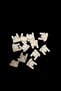 Curtain Stopper Roll Platic White Curtain End Stopper (20 PCS) - 4