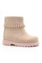 Chiron Genuine Leather Pink Zippered Baby Girl Boots