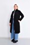 Black Cardigan Plus Size Zippered - 4