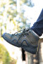 Men's Watertight Waterproof Cold Resistant Khaki Leather Trekking Tactical Boots T1120 - 4