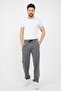 Anthracite-black-grey-navy blue Men's 4-Piece Straight Leg Pocket Zipper Detailed Comfortable Fit Sweatpants - 2