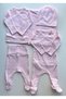 Pink Polka Dot Cotton Hospital Discharge Set Newborn (0-3 Months)