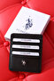 BASE. POLO ASSN. 9608-09-10 GENUINE LEATHER WALLET CARD HOLDER BROWN