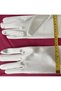 Long Prom Gloves Elbow Length Satin Party Cosplay Gloves Shiny Satin Gloves White - 6