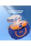 Cocosmile 630ml Tritan Children's Water Bottle with Silicone Space Theme Cover, Straw and Hanger - 2