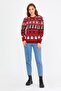 Women's Red Cristmas Christmas Sweater