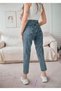 Mom Jean Snow Wash Women's High Waist Star Jean - 2