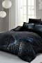 King Size Double Duvet Cover Set Cotton Satin 3D Special Design Star Moon 220X240Cm - 2