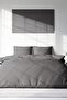 King Size Gray Lux Cotton Ranforce Double Duvet Cover Set 220X240Cm - 3