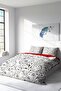 King Size Catsy 3D Double Duvet Cover Set 220X240Cm - 2