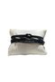 Unisex Multiple Black Bracelet with Friendship Tie Knot Detail - 2