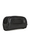 Men's Vegan Leather Personal Shaving Cosmetic Clutch Bag Travel Care Handbag - 6