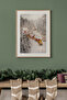 One Piece Poster Painting with Wooden Frame