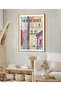 Single Framed New Yorker Series Painting Modern Art Poster Painting Tk/283