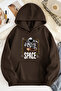 سويت شيرت بني كبير الحجم للجنسين من نوع 2ip Raised Space Ged
